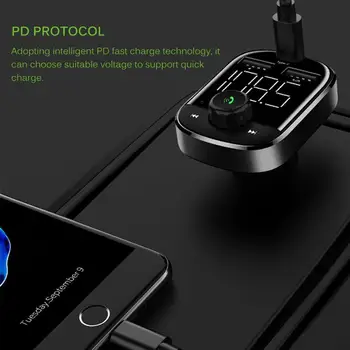 

Hot Onever FM Transmitter Modulator Car Mp3 Player Car Charger Adapter Support Hands-free Navigation Voice Broadcast