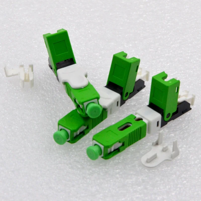 100 шт./лот FTTH ESC250D SC APC Одномодовый волоконно-оптический новая модель оптический Быстрый разъем