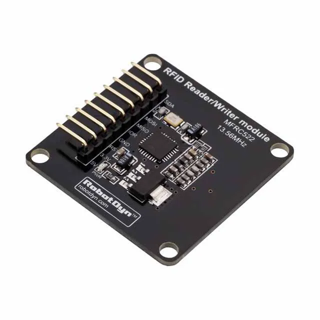 

A12-- Compact RFID Reader/Writer and NFC module MFRC522(13.56MHz). Power 5V/3.3V. For Arduino Raspberry ARM STM.