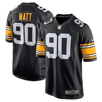 Мужчины Питтсбург Бен роэтлисбергер Antonio коричневый T.J. Watt JuJu Smith-Schuster Black Alternate Vapor Untouchable Limited Jersey - Цвет: Черный