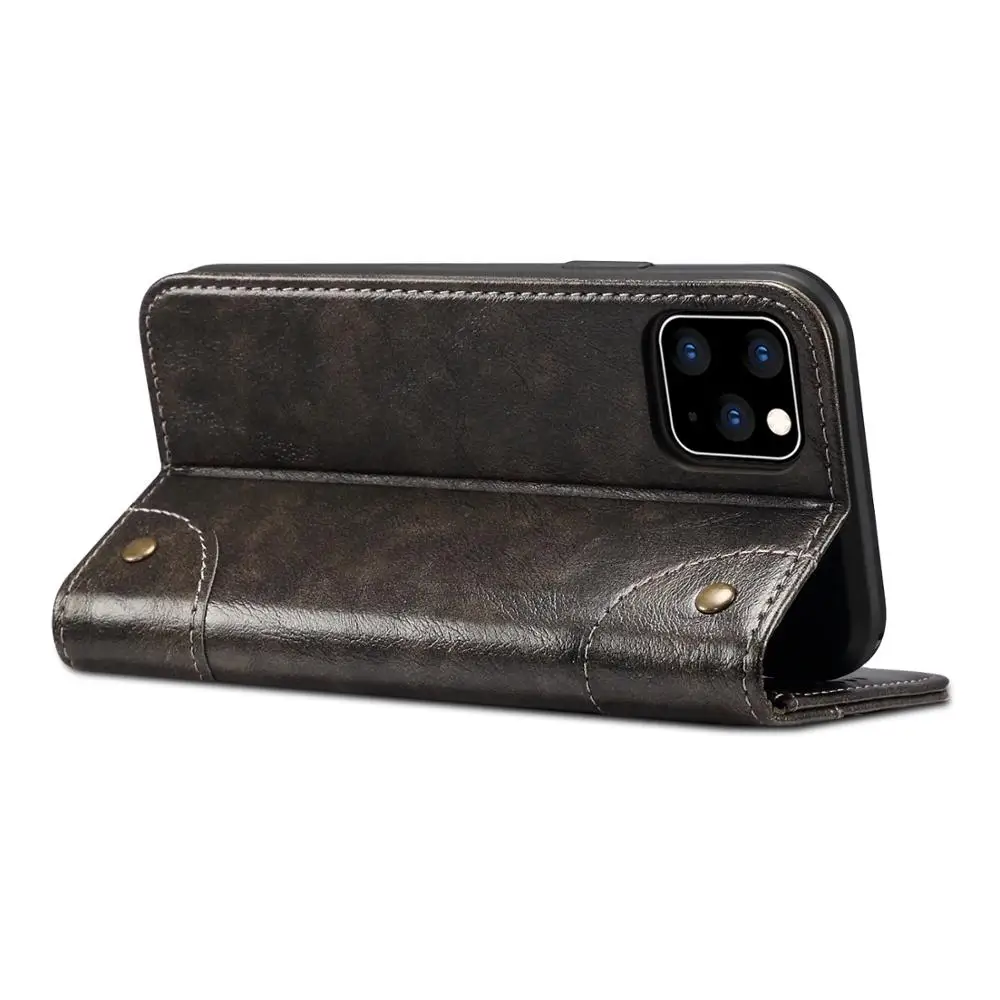 Роскошный Винтажный чехол Кошелек из искусственной кожи для iPhone 11 12 Pro 6S 7 8 Plus X XS Max
