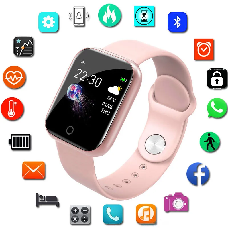 

Smart Watch Women Men Smartwatch For Android IOS Electronics Smart Clock Fitness Tracker Silicone Strap New Smart-watch Hours