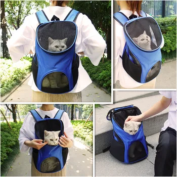 

Foldable Pet Carrier Quality Backpack Packbag Puppy Cat Outdoor Carrier Portable Zipper Mesh Pet Backpack Pet Out Bag Backpack