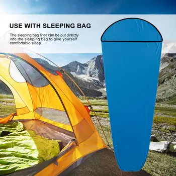 Travel Sleeping Bag High Quality Outdoor Travel High Elasticity Sleeping Bag Liner Portable Carry Sheet Hotel Anti Dirty 6