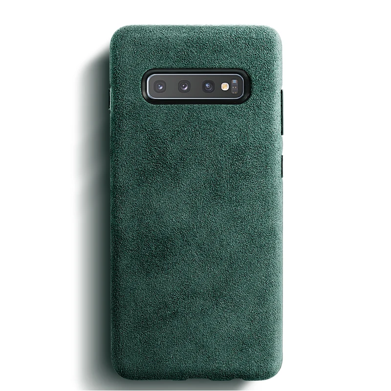 SanCore для SamSung GALAXY S10/S10+ чехол для телефона ALCANTARA модный кожаный чехол с полной защитой Роскошный деловой чехол для телефона Sue