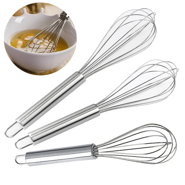 Whisk, Stainless Steel Egg Beater, Blender, Mixer, For Blending