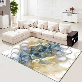 

Carpet Rug For Living Room Printing Geometric Wood Floor Rug Non-slip Antifouling Carpet For Bedroom Parlor