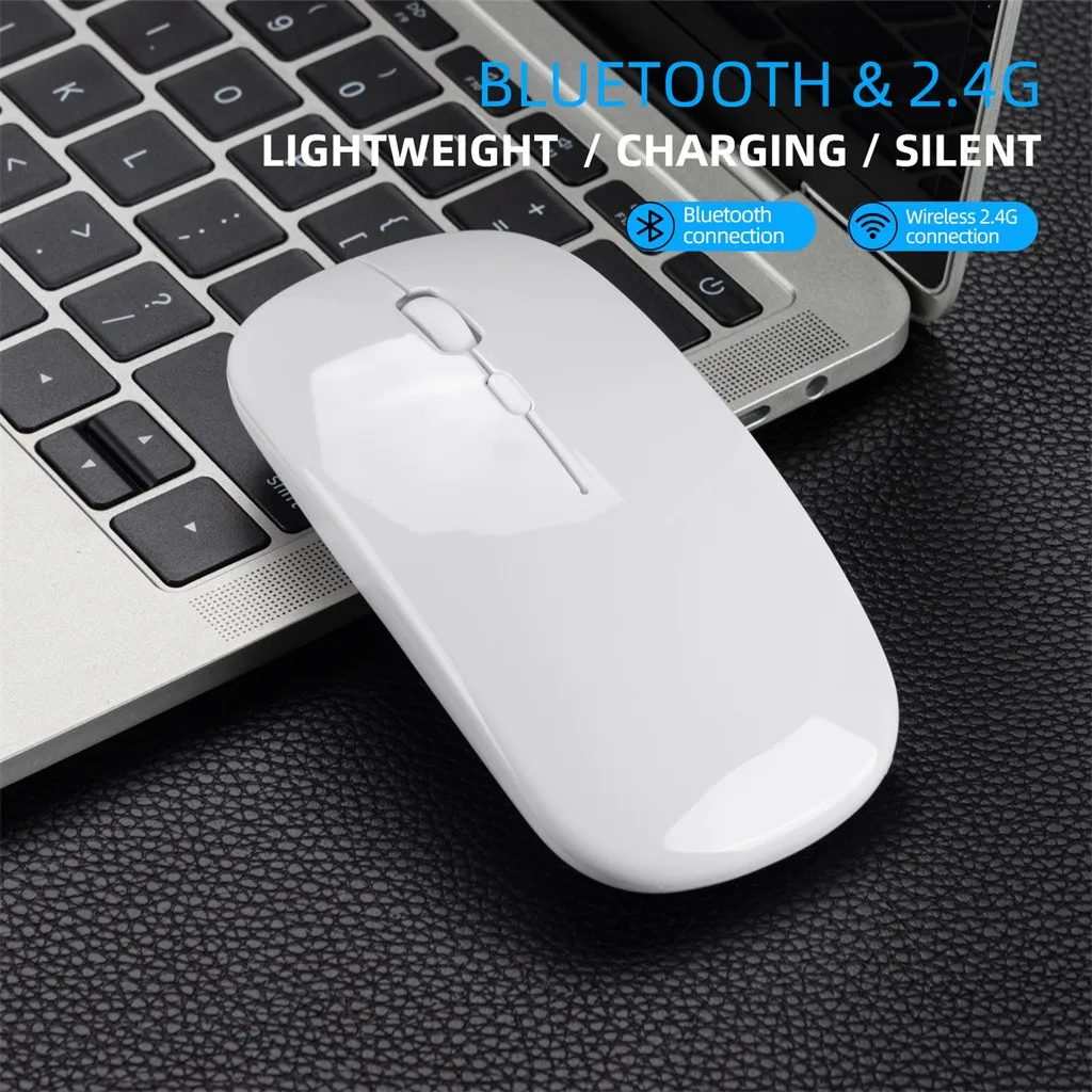 M90 перезаряжаемая Беспроводная BT 5,0 USB Двухрежимная игровая мышь Мыши для ПК ноутбука
