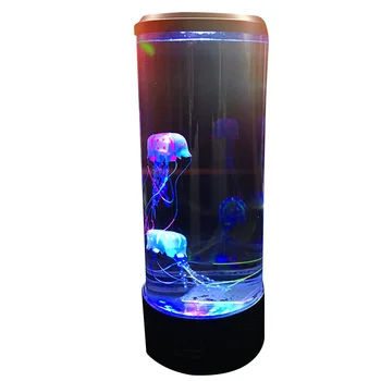 

Mood Childen Aquarium Fantasy Hypnotic Jellyfish USB Powered Table Relaxing Desktop Bedside Lamp LED Night Light Color Changing