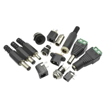 

10PCS DC Power Plug Jack Connector 2.1MM 3.5MM * 1.1MM 1.3MM 2.5MMx5.5MM Female Male DC Power Plug Adapter