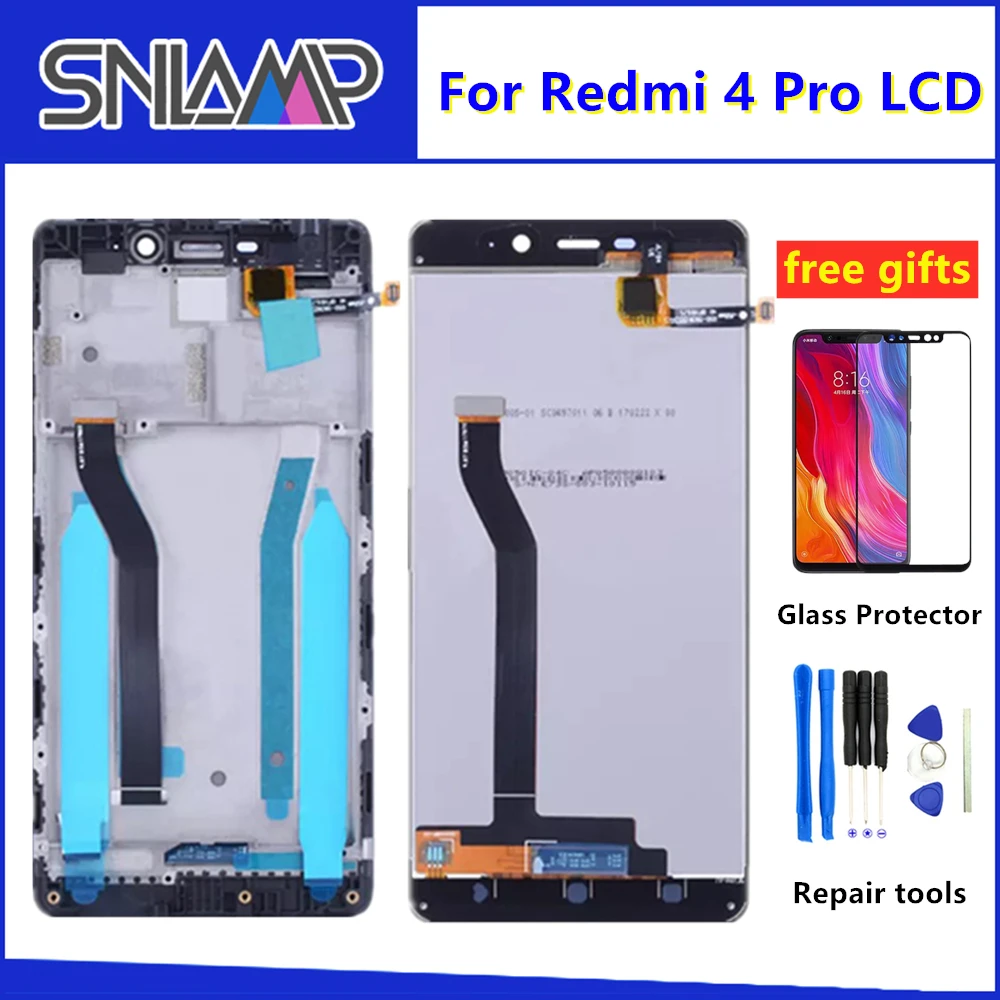 

For Xiaomi Redmi 4 Pro LCD Display Panel Redmi 4 Pro LCD Touch Screen Digitizer Assembly With Frame Redmi 4 Prime LCD Display