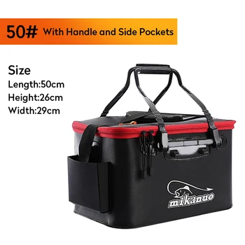 

Hot Sale 11/19/23/28/35L Collapsible Folding Thicken Live Fishing Box EVA Tank Bucket Camping Outdoor Fishing Bag Tackle Fishbox