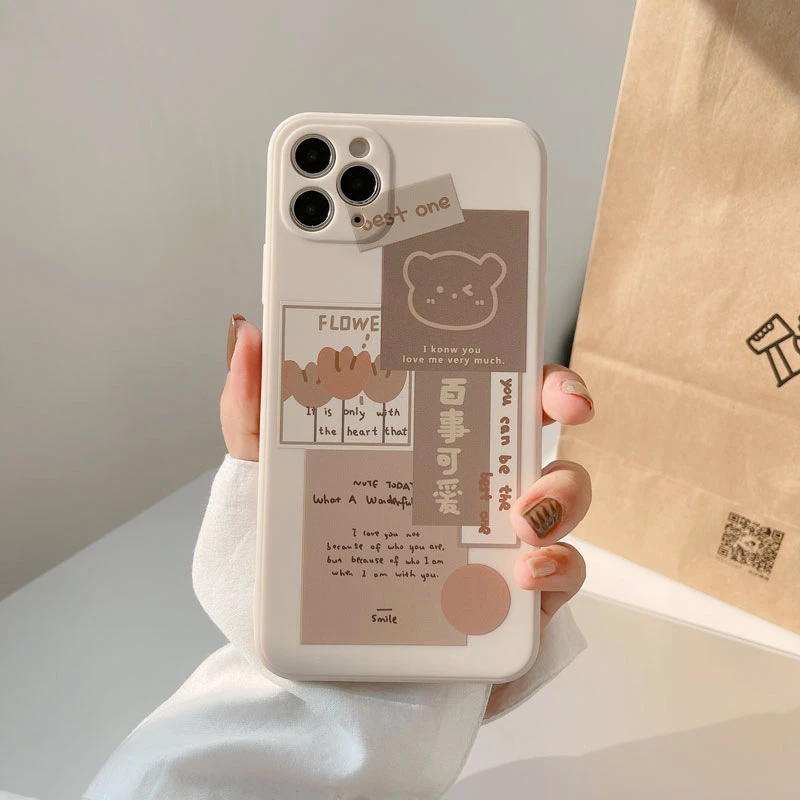 Retro Chocolate Smile Sweet Bear Art Phone Case For Iphone 13 12 11 Pro Max Xr Xs Max 7 8 Plus 13mini 7plus Case Cute Soft Cover Mobile Phone Cases Covers Aliexpress Retro Chocolate Smile Sweet Bear Art Phone Case For Iphone 13 12 11 Pro Max Xr Xs Max 7 8 Plus 13mini 7plus Case Cute Soft Cover Mobile Phone Cases Covers Aliexpress