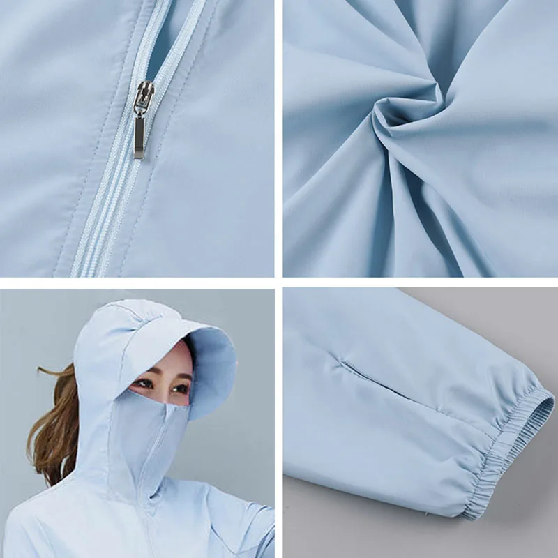 Женский летний кардиган тонкая Солнцезащитная куртка с капюшоном 2020 новая