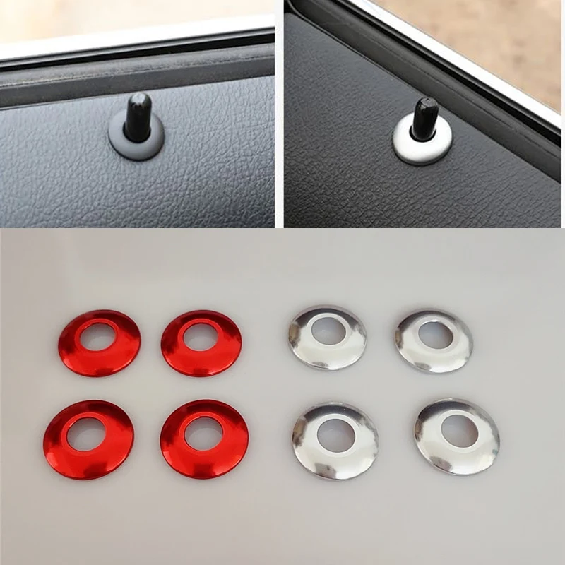 4pcs Car Door Lock Knob Grommet Ferrule Covers Trim For Bmw Z3 E36 3