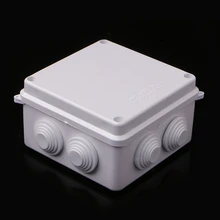 Водонепроницаемый пластиковый корпус Чехол распределительная коробка питания IP65 100 мм x 100 мм x 70 мм