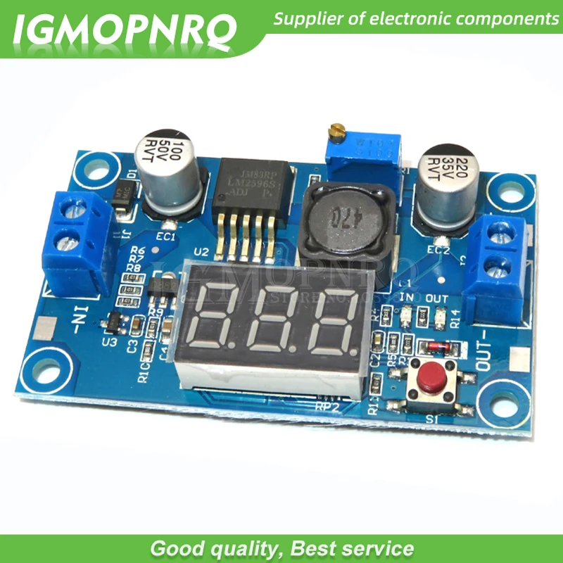 1Pcs Lm2596 Lm2596S Power Module + Led Voltmetro Dc-Dc Regolabile Step-Down Il Modulo Di Alimentazione Con Display Digitale