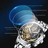Men's Watches Top Brand Stainless Steel Luxury Waterproof  Sports Chronograph Quartz 4
