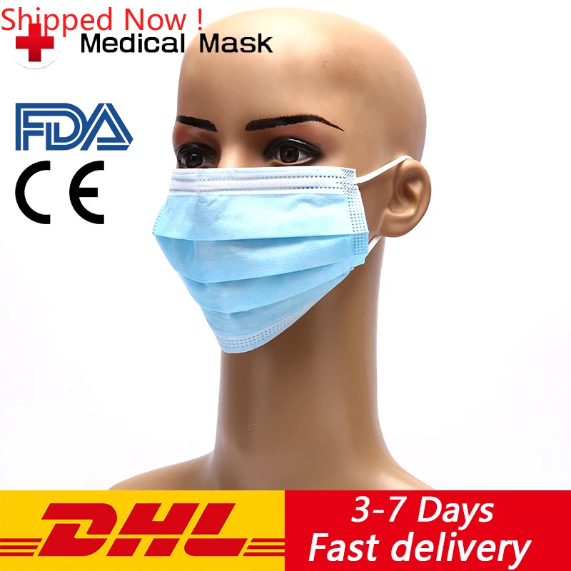 

100 PCS Mask Anti Virus KN95 Surgical Face Mask Mascherine Antivirus Coronavirus Disposable Masks Filter FFP3 FFP2