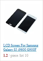 Для Samsung Galaxy S5 I9600 G900F G900T G900P G900A ЖК-дисплей сенсорный экран+ Корпус Передняя рамка+ кнопка для дома