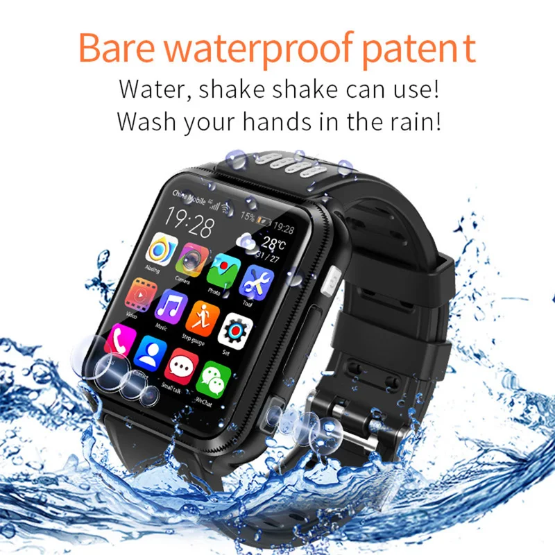 4G Children's Smart Watch H1 Android Phone Kids SmartWatch With Sim Card and TF Card Dual Camera Wifi Watches PK Q50 Q90