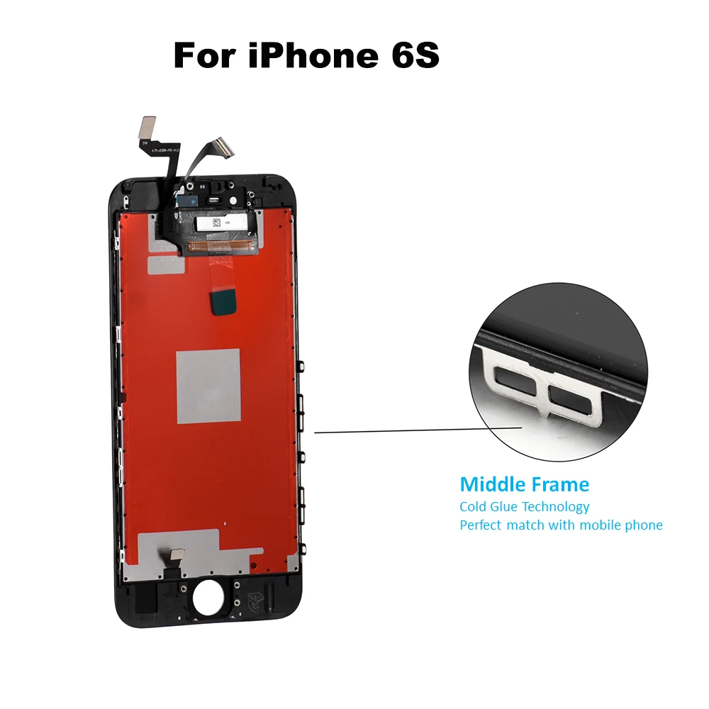 ЖК дисплей качества AAA +++ для iphone 6 s дигитайзер сенсорный экран iPhone6 5S 6splus 7 7plus без
