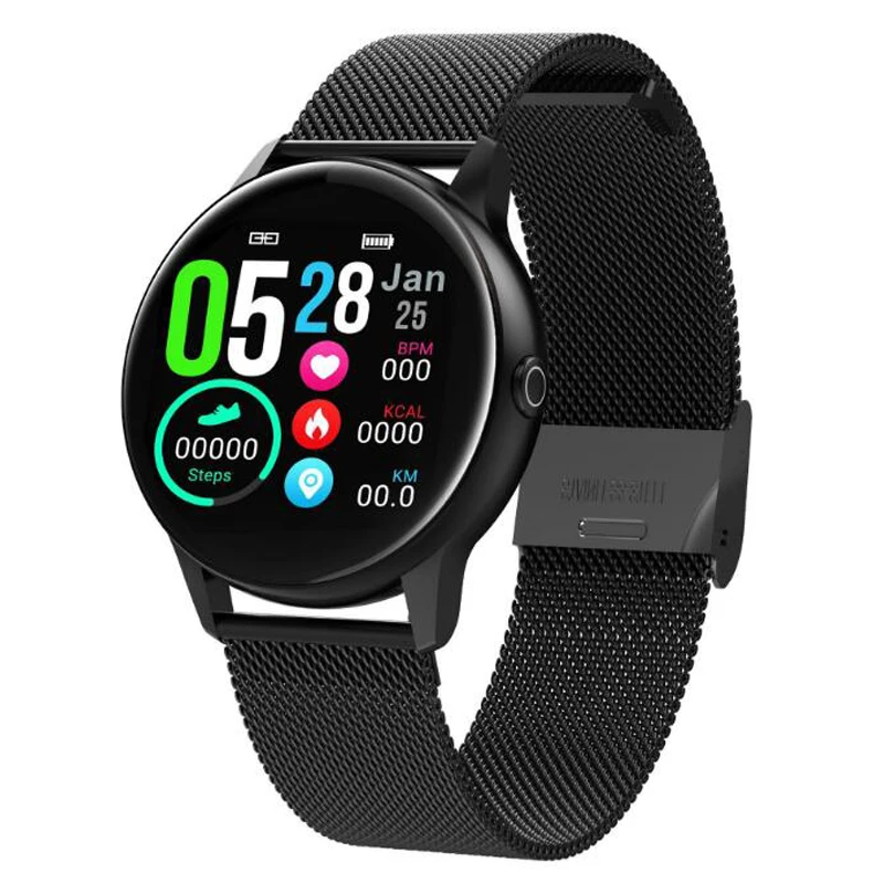 

HETNGSYOU DT88 Smart Watch Round Touch Screen Intelligent Fitness Tracker Watch Heart Rate Monitor Sports Smartwatch Men Women