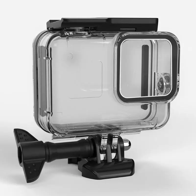 60 м подводный водонепроницаемый чехол для GoPro Hero 8 защитный чехол Корпус черный объектив камеры фильтры 60 м Дайвинг Плавательный набор