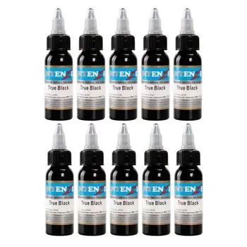 

10 pcs high quality black tattoo ink permanent 30ml micro pigment paint ink