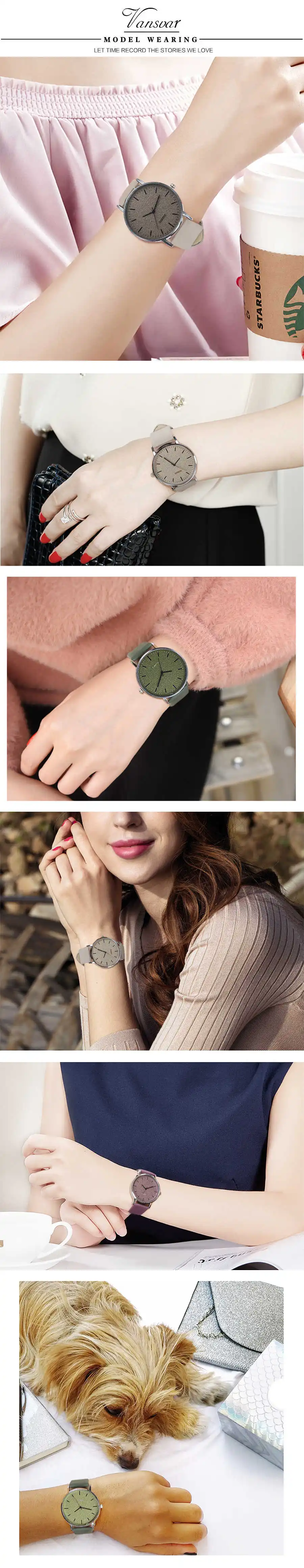 Лучшая Модные женские часы роскошные кожаные Кварцевые аналоговые наручные часы Часы Relogio Feminino дропшиппинг