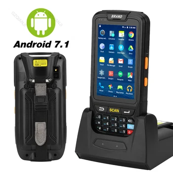 

pda android 7 barcode scanner wireless 2d wifi barcode reader handheld data terminal pda handhelds terminal Android scanner
