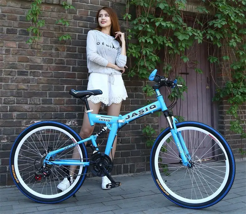 Mountain Bike Running Leopard foldable bicycmountain bike 26-inch steel 21-speed bicycles brakes road bikes racing bicycle