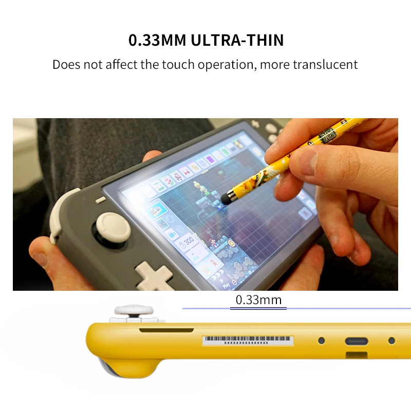 Tempered Glass Screen Protector Compatible-Nintendo Switch Lite Transparent HD Clear For Switch Lite DATA FROG