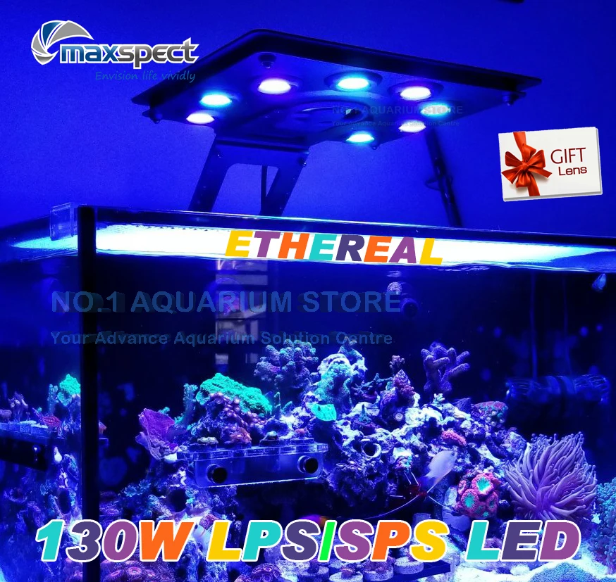 Maxspect E5 ETHEREAL 130 Вт Светодиодный светильник для аквариума с коралловым рифом/LPS