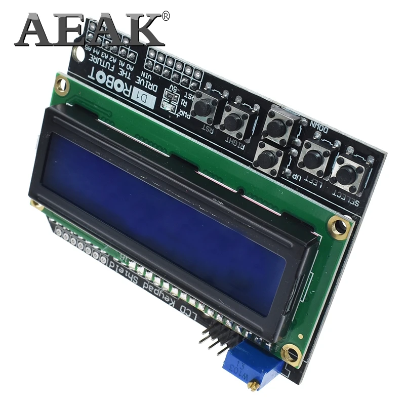 AEAK 1 шт. ЖК экран с клавиатурой дисплей 1602 Модуль для Arduino ATMEGA328 ATMEGA2560 raspberry pi UNO