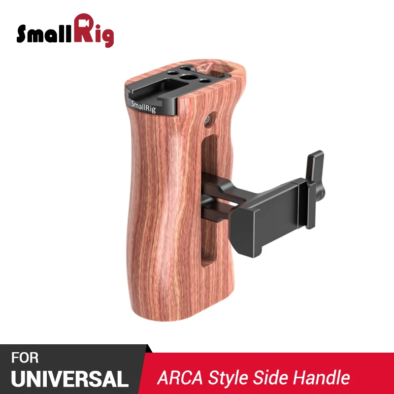 Smallrig Qr Camera L Bracket Arca Compatible Wooden Side Handle