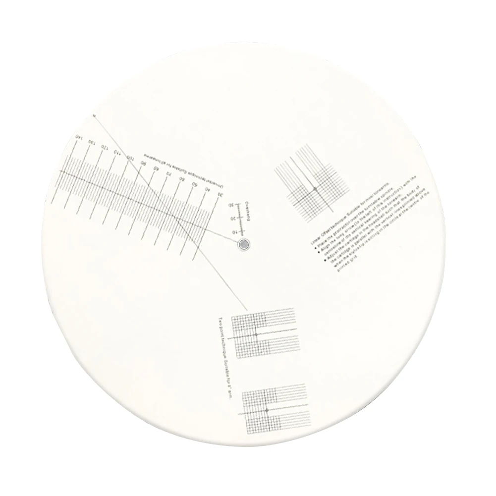 MPK Turntables Adjustment Tool Kits Professional HiFi Turntable Scale Stylus Cartridge Alignment Protractor Tools.