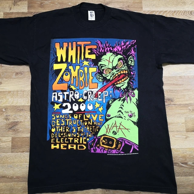 90s WHITE ZOMBIE ASTRO-CREEP ホワイトゾンビTシャツ