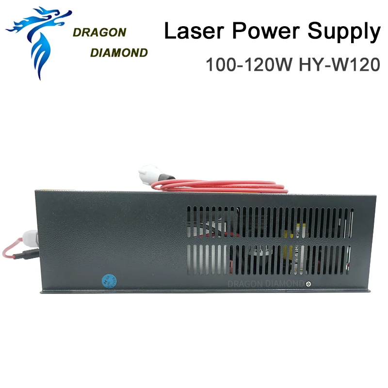 DRAGON DIAMOND 100-120 Вт СО2 лазерный источник питания для CO2 лазерная гравировальная машина для резки HY-W120 серии T/W