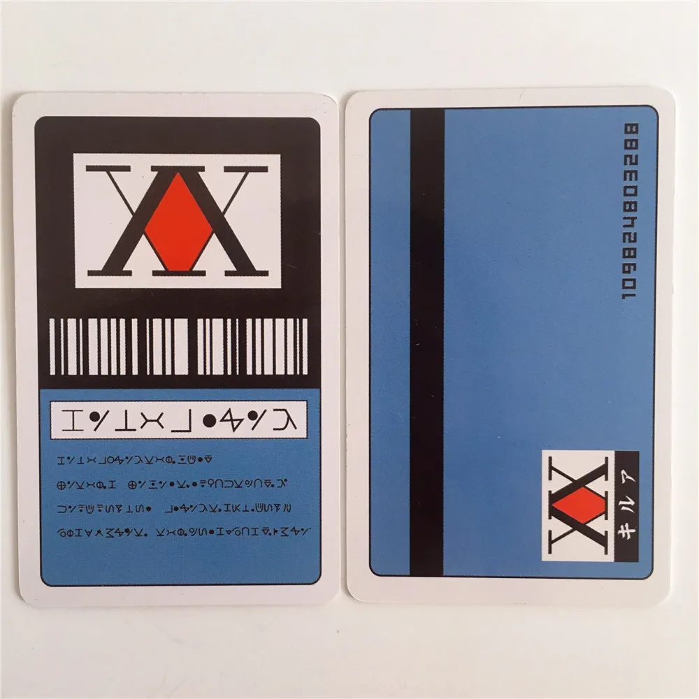 Hunter X Hunter Pvc Card Color Printed Hunter License Card Gift For Anime  Fans(7 Pcs) - Name Sticker - AliExpress
