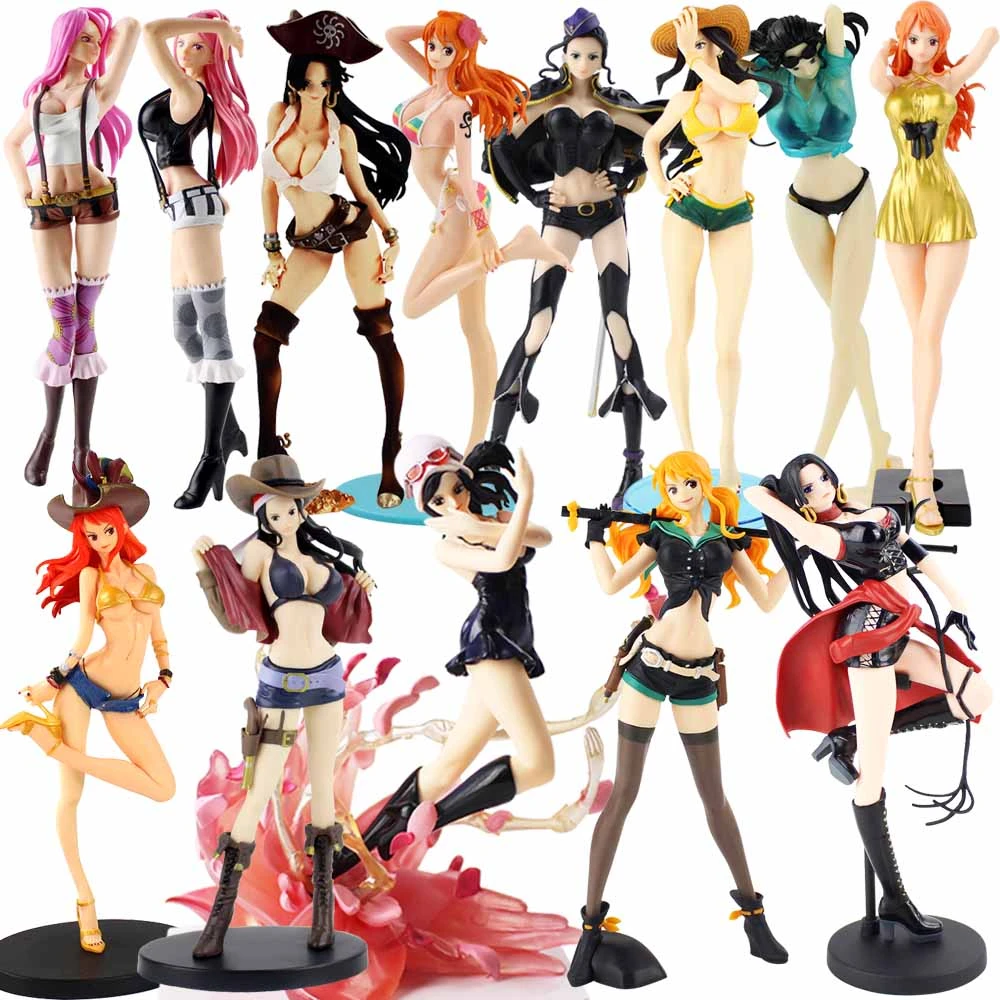 Figures Nami Hancock Robin Shirahoshi Reiju Rebecca Vivi Kalifa Swimsuit Ver Pvc Action Figure Anime Sexy Model Toys Action Figures Aliexpress