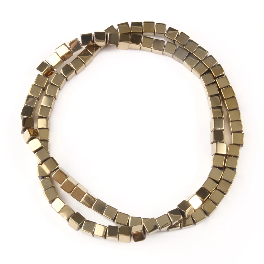 Matte 18K Rose Gold Hematite Beads
