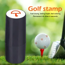 Golf Ball Stamp Marker Ink Golf Ball Stamper Marker Impression Seal Quick Drying Golf Aids Accessories for Golfer Gift