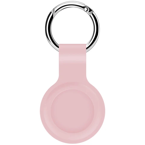 Hot Key Ring For Apple Airtag Liquid Silicone Protective Keychain Case for Airtag Locator Tracker Anti-lost Device Cover