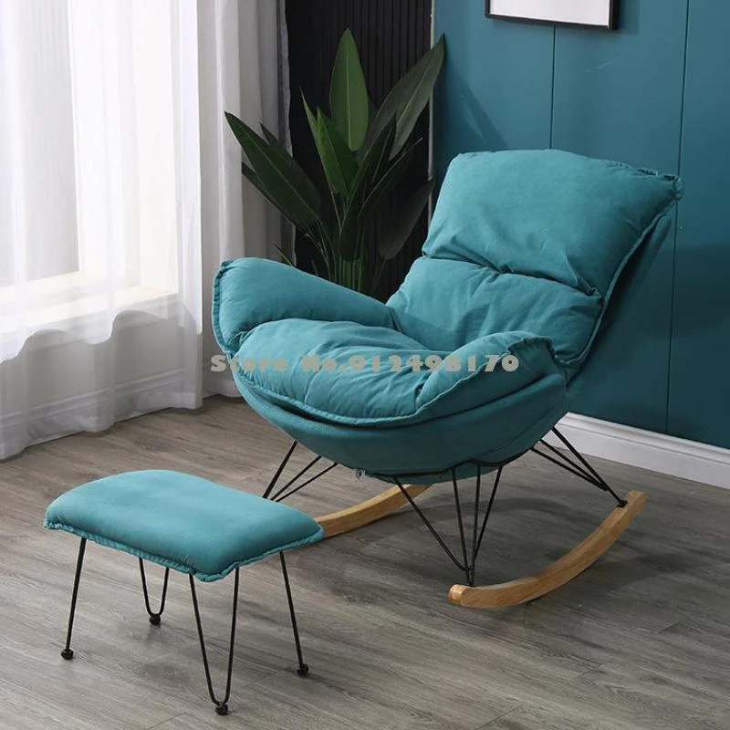 Broers en zussen Pluche pop Hubert Hudson Schommelstoel Fauteuil Volwassen Netto Rode Nordic Balkon Leisure Lui Sofa  Woonkamer Single Slak Stoel Licht Luxe Schommelstoel|Woonkamerstoelen| -  AliExpress