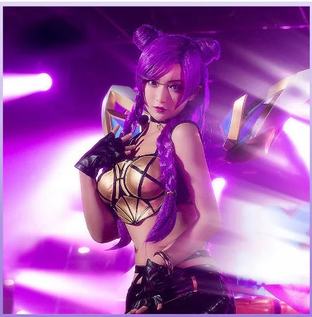 difficult support parachute Uwowo Sexy Cosplay Version Game League Of Legends K/da Kaisa Cosplay  Costume For Women - Cosplay Costumes - AliExpress