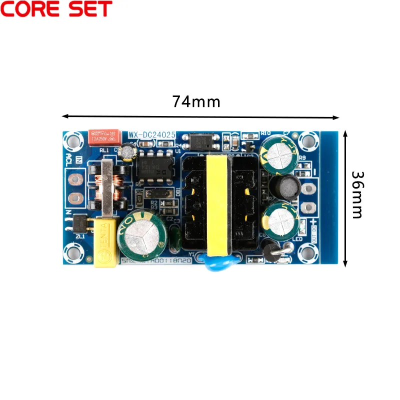 Power Supply AC-DC Power Supply Module 12V2A 24V1A Isolated Switching DC24025 12V 24W 25W AC 100V~265V