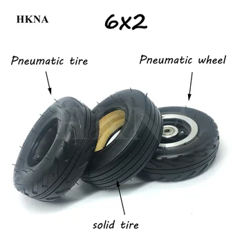 

6x2 Tires 6 Inch Pneumatic And Solid Wheels for Electric Scooter Wheelchair F0 Cart 6*2 Explosion-proof Tyre Parts