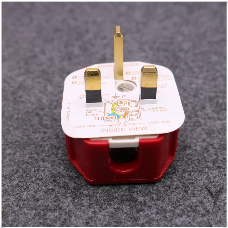 YIVO MK HiFi DIY power electric(M) male 3 pin UK plug 04