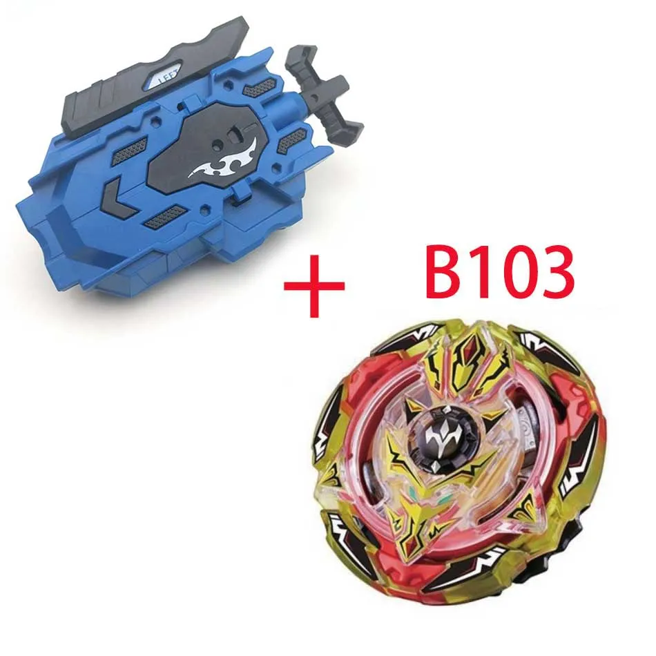 Beyblade Burst B-100 CHO-Z VALKYRIE. Z. Ev с левым и правым двухсторонним пусковым устройством, металлический бустер, топ стартер, гироскоп, спиннинговая игрушка для боя - Цвет: B103